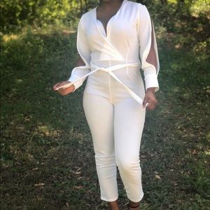White jumpsuit